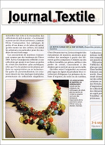 Atelier de Montsalvy - Journal du Textile (2004)